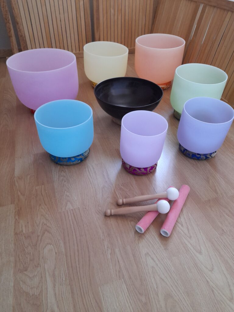 bol de cristal coloré